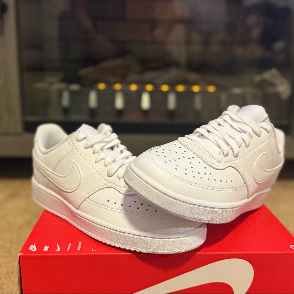 Nike White Low-Top Sneakers